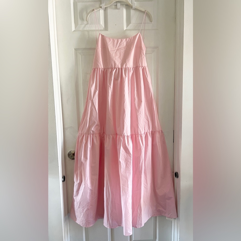 Commense Solid Backless Long Dress - Picture 8 of 15
